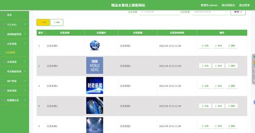 基于springboot vue實現的精品水果線上銷售系統